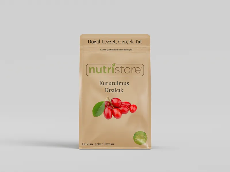 Kurutulmuş Kızılcık | Doğal Ekşi Tat, Antioksidan ve C Vitamini Kaynağı