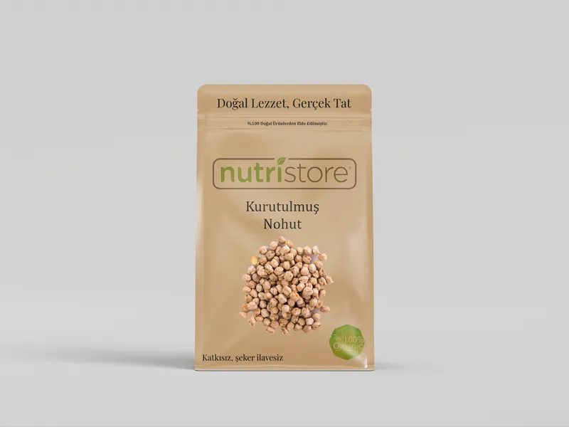 Kurutulmuş Nohut | Bitkisel Protein ve Lif Kaynağı, Glutensiz Doğal Atıştırmalık