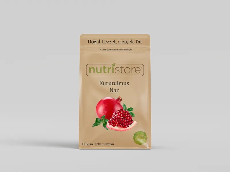Kurutulmuş Nar | Antioksidan Zengini, Doğal Tatlı-Ekşi Meyve Atıştırmalığı