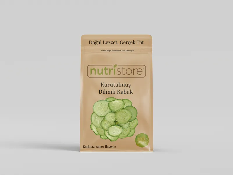 Kurutulmuş Dilimli Kabak | Doğal Lif ve Vitamin Kaynağı, Hafif Sebze Atıştırmalığı