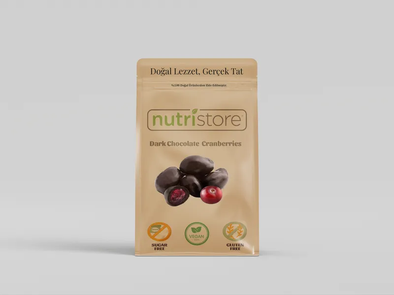 Bitter Çikolatalı Turna Yemişi (Cranberries) – Doğal ve Katkısız