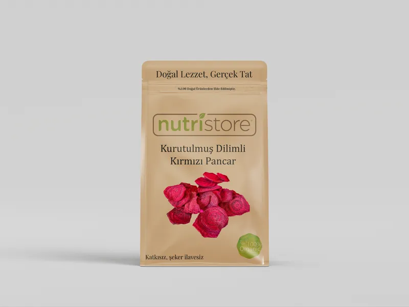 Kurutulmuş Dilimli Kırmızı Pancar | Doğal Lif ve Antioksidan Kaynağı