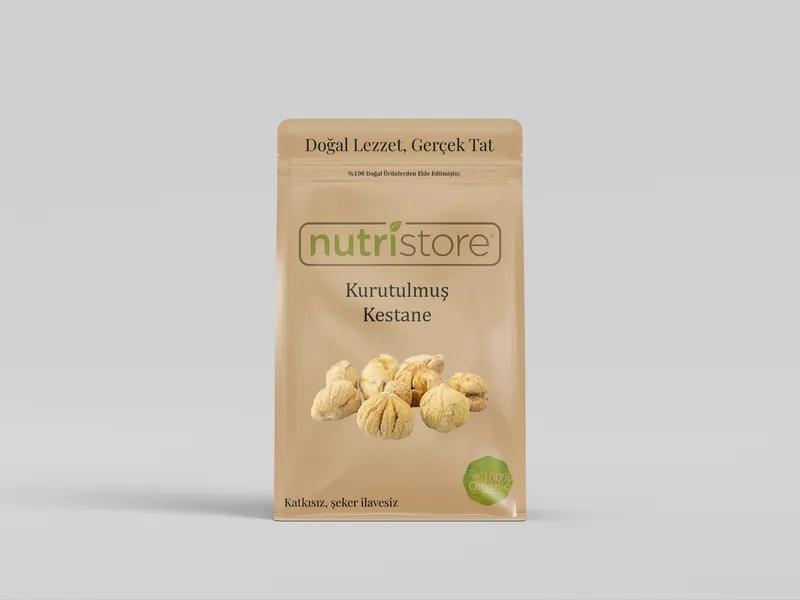 Kurutulmuş Kestane | Doğal Enerji ve Lif Kaynağı, Glutensiz Atıştırmalık