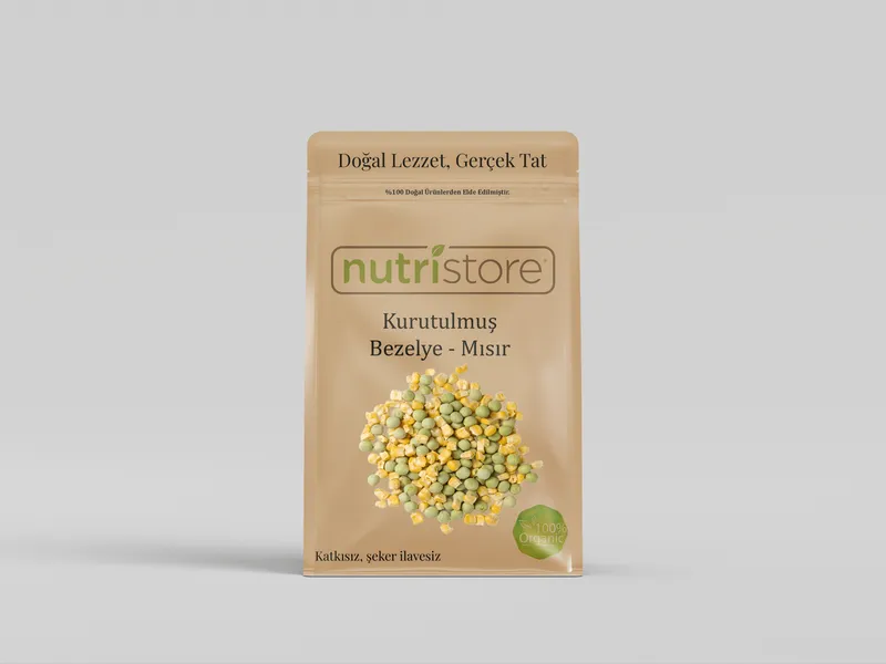 Kurutulmuş Bezelye ve Mısır Karışık Paket | Doğal, Sağlıklı ve Lezzetli Atıştırmalık
