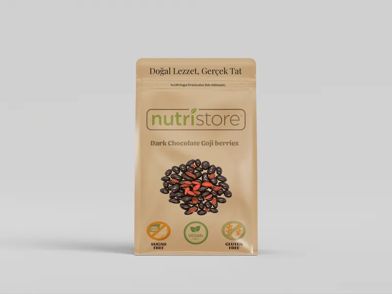 Bitter Çikolatalı Goji Berries (Kurt Üzümü) – Doğal ve Katkısız