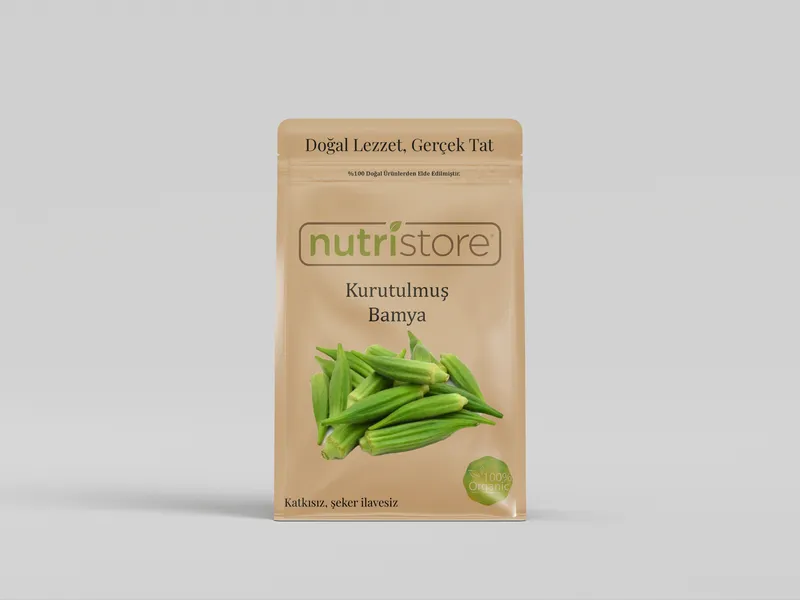 Kurutulmuş Bamya | Lif Zengini, Doğal ve Katkısız Sebze Atıştırmalığı