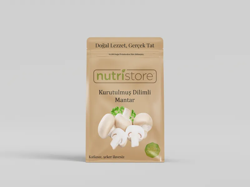 Kurutulmuş Dilimli Mantar – Organik, Katkısız, Doğal ve Yoğun Lezzet