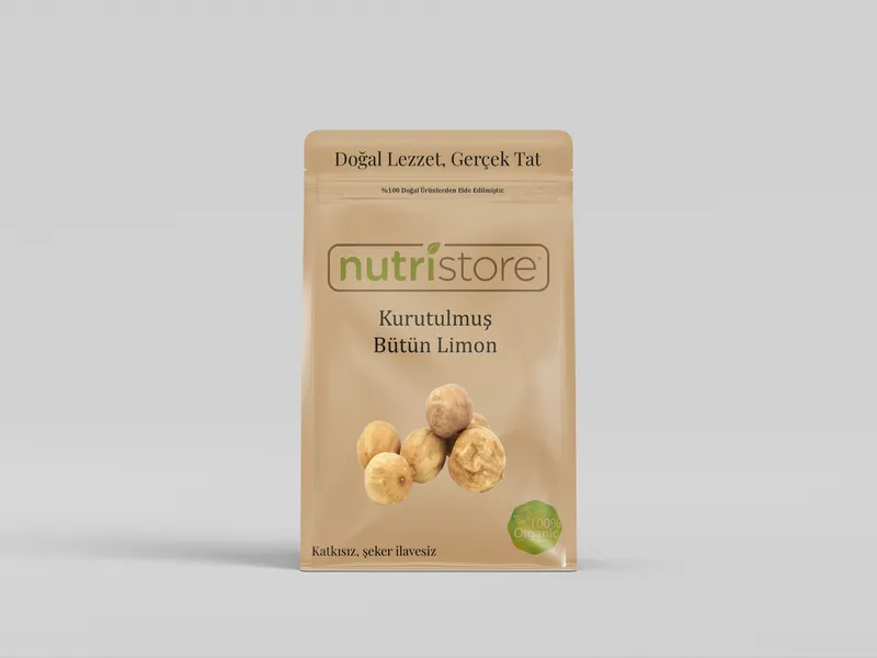 Kurutulmuş Bütün Organik Limon – Doğal Tat, Sağlıklı Atıştırmalık